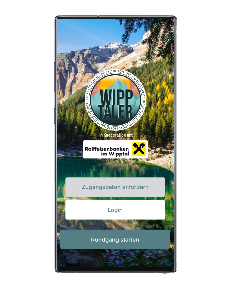 Die Wipp-Taler-App auf dem Smartphone